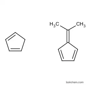 Molecular Structure of 65308-61-4 (1,3-Cyclopentadiene, 5,5'-(1-methylethylidene)bis-)