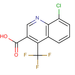 8-chloro-4-(trifluoromethyl)quinoline-3-carboxylic acid