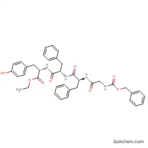 Molecular Structure of 75005-83-3 (L-Tyrosine,
N-[(phenylmethoxy)carbonyl]glycyl-L-phenylalanyl-L-phenylalanyl-, ethyl
ester)