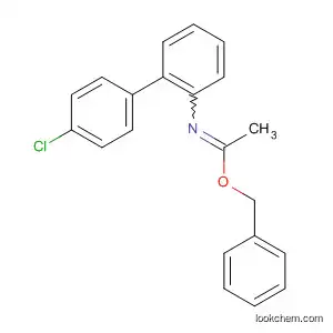 Benzeneethanimidic acid, N-(4-chlorophenyl)-, phenylmethyl ester