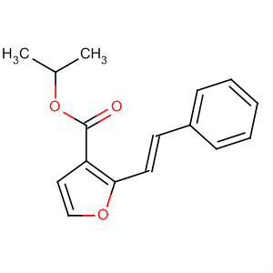 3-Furancarboxylic acid, 2-[(1E)-2-phenylethenyl]-, 1-methylethyl ester