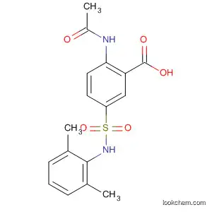 Benzoic acid, 2-(acetylamino)-5-[[(2,6-dimethylphenyl)amino]sulfonyl]-