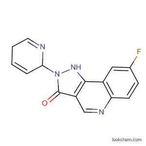 Molecular Structure of 77779-48-7 (3H-Pyrazolo[4,3-c]quinolin-3-one, 8-fluoro-2,5-dihydro-2-(2-pyridinyl)-)