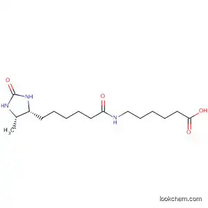 Molecular Structure of 80750-30-7 (Hexanoic acid,
6-[[6-[(4R,5S)-5-methyl-2-oxo-4-imidazolidinyl]-1-oxohexyl]amino]-)