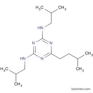 Molecular Structure of 656822-27-4 (1,3,5-Triazine-2,4-diamine, 6-(3-methylbutyl)-N,N'-bis(2-methylpropyl)-)