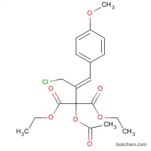 Propanedioic acid,
(acetyloxy)[(1Z)-1-(chloromethyl)-2-(4-methoxyphenyl)ethenyl]-, diethyl
ester