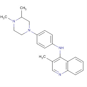 4-Quinolinamine, N-[4-(3,4-dimethyl-1-piperazinyl)phenyl]-3-methyl-