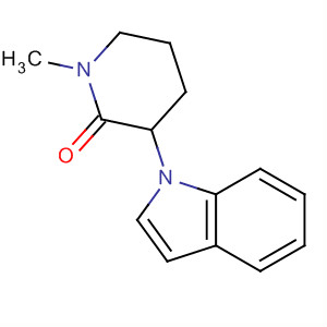 Molecular Structure of 105119-84-4 (2-Piperidinone, 3-(1H-indol-1-yl)-1-methyl-)