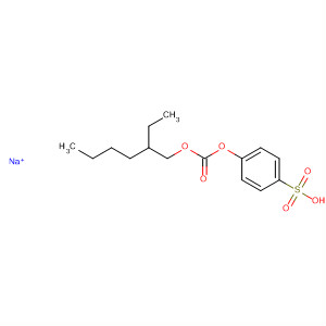 Molecular Structure of 106646-91-7 (Benzenesulfonic acid, 4-[[[(2-ethylhexyl)oxy]carbonyl]oxy]-, sodium salt)