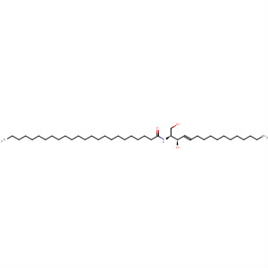 Molecular Structure of 123065-48-5 (Tetracosanamide,
N-[(1S,2R,3E)-2-hydroxy-1-(hydroxymethyl)-3-pentadecenyl]-)