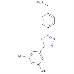 Molecular Structure of 140227-15-2 (1,3,4-Oxadiazole, 2-(3,5-dimethylphenyl)-5-(4-ethylphenyl)-)