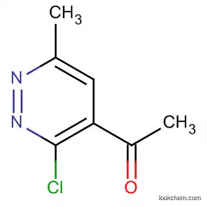 Molecular Structure of 152343-18-5 (Ethanone, 1-(3-chloro-6-methyl-4-pyridazinyl)-)