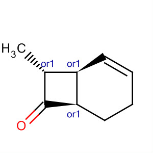 Molecular Structure of 156925-56-3 (Bicyclo[4.2.0]oct-2-en-7-one, 8-methyl-, (1R,6R,8R)-rel-)