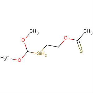 Molecular Structure of 16709-98-1 (Ethanethioic acid, S-[2-(dimethoxymethylsilyl)ethyl] ester)