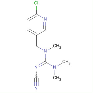 Molecular Structure of 172333-81-2 (Guanidine, N-[(6-chloro-3-pyridinyl)methyl]-N''-cyano-N,N',N'-trimethyl-)
