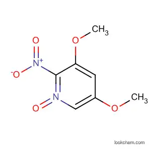 Molecular Structure of 18344-57-5 (Pyridine, 3,5-dimethoxy-2-nitro-, 1-oxide)