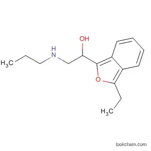 Molecular Structure of 183882-99-7 (2-Benzofuranmethanol, 3-ethyl-a-[(propylamino)methyl]-)