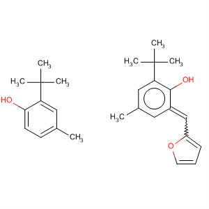 Molecular Structure of 184864-81-1 (Phenol, 2,2'-(2-furanylmethylene)bis[6-(1,1-dimethylethyl)-4-methyl-)