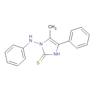 Molecular Structure of 191349-06-1 (2H-Imidazole-2-thione, 1,3-dihydro-5-methyl-4-phenyl-1-(phenylamino)-)