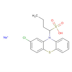 Molecular Structure of 198403-08-6 (10H-Phenothiazine-10-butanesulfonic acid, 2-chloro-, sodium salt)