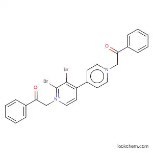 Molecular Structure of 32449-21-1 (4,4'-Bipyridinium, 1,1'-bis(2-oxo-2-phenylethyl)-, dibromide)