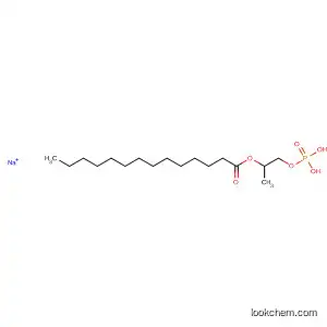 Molecular Structure of 412907-80-3 (Tetradecanoic acid, 1-[(phosphonooxy)methyl]-1,2-ethanediyl ester,
monosodium salt)