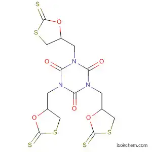 Molecular Structure of 439694-03-8 (1,3,5-Triazine-2,4,6(1H,3H,5H)-trione,
1,3,5-tris[(2-thioxo-1,3-oxathiolan-5-yl)methyl]-)