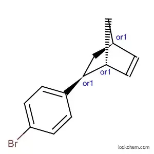 Molecular Structure of 439808-17-0 (Bicyclo[2.2.1]hept-2-ene, 5-(4-bromophenyl)-, (1R,4R,5S)-rel-)