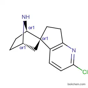 Molecular Structure of 510748-70-6 (Spiro[7-azabicyclo[2.2.1]heptane-2,5'-[5H]cyclopenta[b]pyridine],
2'-chloro-6',7'-dihydro-, (1R,2S,4S)-rel-)