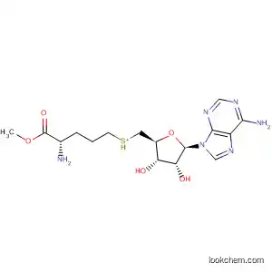 Molecular Structure of 5210-54-8 (Adenosine,
5'-[[(3S)-3-amino-3-(methoxycarbonyl)propyl]methylsulfonio]-5'-deoxy-)