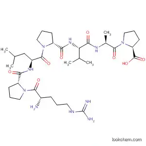 Molecular Structure of 524952-36-1 (L-Proline, L-arginyl-L-prolyl-L-leucyl-L-prolyl-L-valyl-L-alanyl-)