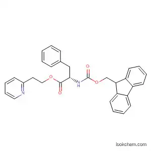 Molecular Structure of 528560-61-4 (L-Phenylalanine, N-[(9H-fluoren-9-ylmethoxy)carbonyl]-,
2-(2-pyridinyl)ethyl ester)