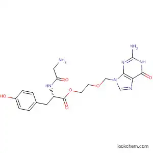 Molecular Structure of 540468-56-2 (L-Tyrosine, glycyl-,
2-[(2-amino-1,6-dihydro-6-oxo-9H-purin-9-yl)methoxy]ethyl ester)