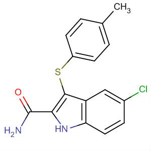 1H-Indole-2-carboxamide, 5-chloro-3-[(4-methylphenyl)thio]-