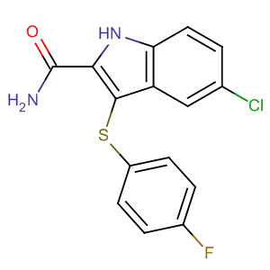 1H-Indole-2-carboxamide, 5-chloro-3-[(4-fluorophenyl)thio]-