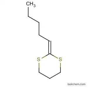 Molecular Structure of 54561-45-4 (1,3-Dithiane, 2-pentylidene-)