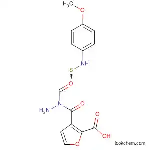 Molecular Structure of 60870-38-4 (2-Furancarboxylic acid,
2-[[(4-methoxyphenyl)amino]thioxomethyl]hydrazide)