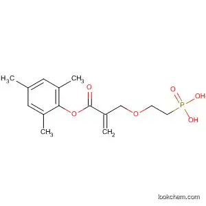 Molecular Structure of 640299-24-7 (2-Propenoic acid, 2-[(2-phosphonoethoxy)methyl]-,
1-(2,4,6-trimethylphenyl) ester)