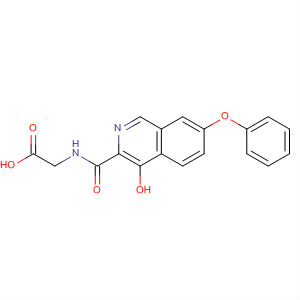 Glycine, N-[(4-hydroxy-7-phenoxy-3-isoquinolinyl)carbonyl]-