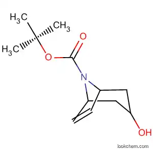Molecular Structure of 736181-19-4 (8-Azabicyclo[3.2.1]oct-6-ene-8-carboxylic acid, 3-hydroxy-,
1,1-dimethylethyl ester, (3-endo)-)