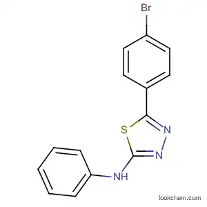 Molecular Structure of 74959-54-9 (1,3,4-Thiadiazol-2-amine, 5-(4-bromophenyl)-N-phenyl-)