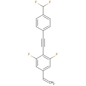 Benzene, 2-[[4-(difluoromethyl)phenyl]ethynyl]-5-ethenyl-1,3-difluoro-