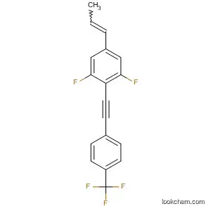 Molecular Structure of 797047-56-4 (Benzene,
1,3-difluoro-5-(1E)-1-propenyl-2-[[4-(trifluoromethyl)phenyl]ethynyl]-)