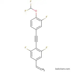Molecular Structure of 797047-92-8 (Benzene,
2-[[4-(difluoromethoxy)-3-fluorophenyl]ethynyl]-5-ethenyl-1,3-difluoro-)