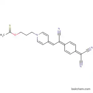 Ethanethioic acid,
S-[3-[4-[2-cyano-2-[4-(dicyanomethylene)-2,5-cyclohexadien-1-ylidene]
ethylidene]-1(4H)-pyridinyl]propyl] ester