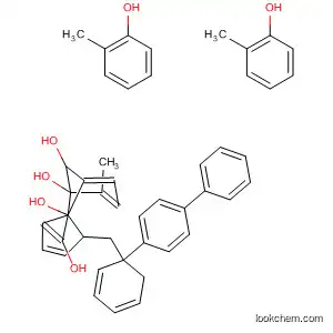 Molecular Structure of 799271-67-3 ([1,1':4',1''-Terphenyl]-4,4''-diol, 3,3'',5,5''-tetrakis[(hydroxyphenyl)methyl]-)