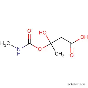 Molecular Structure of 799271-81-1 (Butanoic acid, 3-hydroxy-3-[[(methylamino)carbonyl]oxy]-)