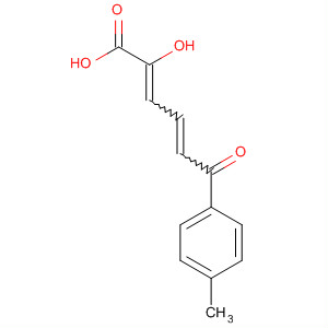 Molecular Structure of 799775-45-4 (2,4-Hexadienoic acid, 2-hydroxy-6-(4-methylphenyl)-6-oxo-)