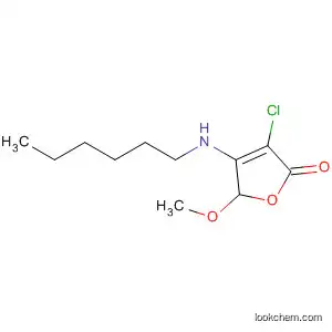 Molecular Structure of 805233-74-3 (2(5H)-Furanone, 3-chloro-4-(hexylamino)-5-methoxy-)