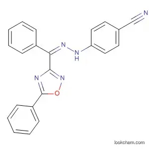 Molecular Structure of 80815-94-7 (Benzonitrile,
4-[(2Z)-[phenyl(5-phenyl-1,2,4-oxadiazol-3-yl)methylene]hydrazino]-)